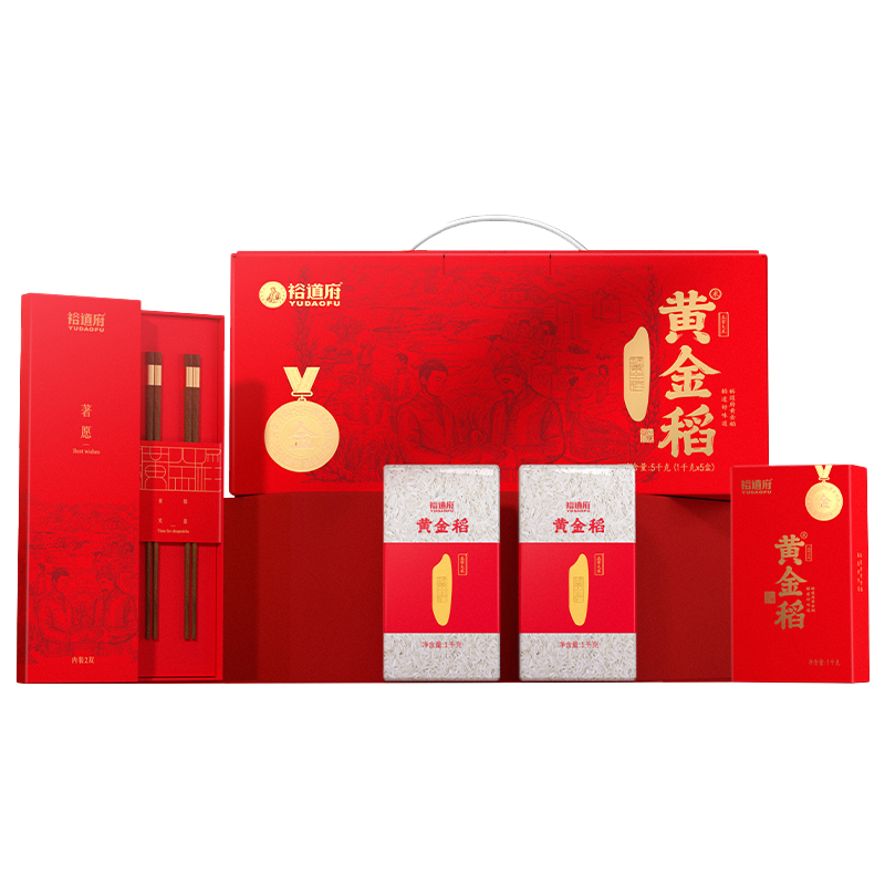 裕道府 黄金稻五常大米5kg